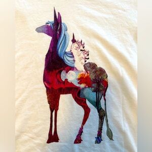 The Last Unicorn V-Neck Tee